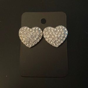 Silver Heart Earrings